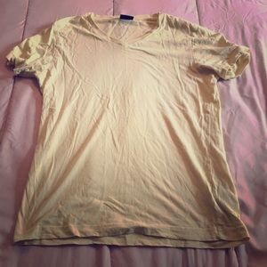 Men’s V-neck light yellow